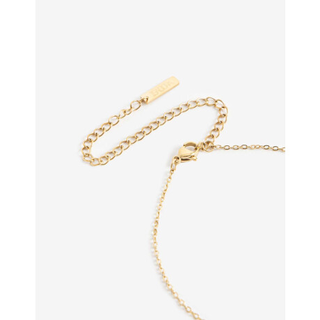 Collares Cortos Metal Dorado