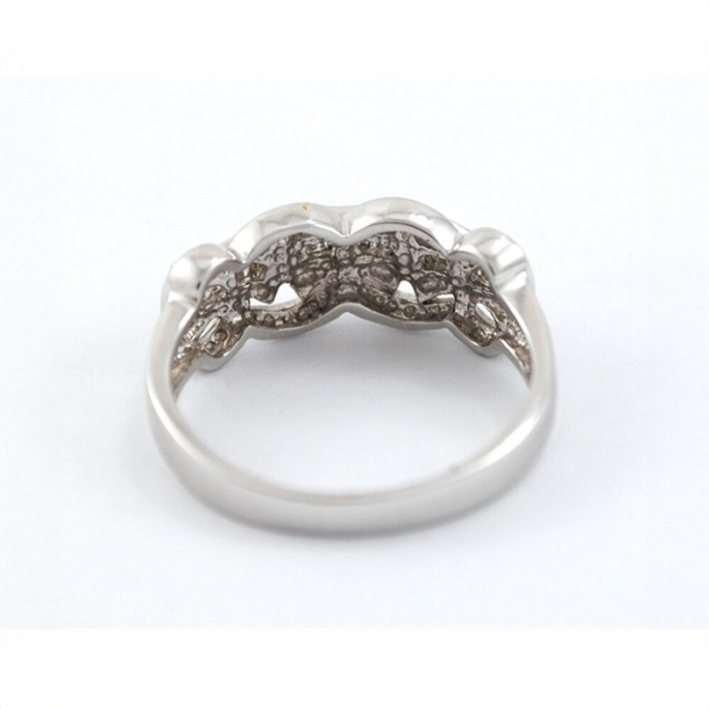 Anillo Oro Blanco 18K Y Brillantes Anillo Oro Blanco 18K Y Brillantes