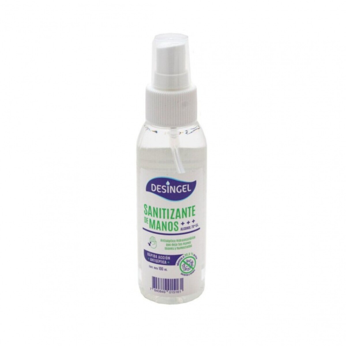 ALCOHOL ETIL2% GLIC DESINGEL FR X 100 ML 