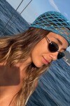 Crochet cap Turquesa