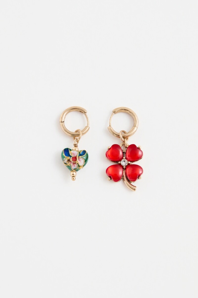 Aro Clover Glass Rojo
