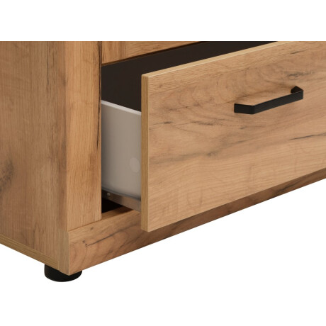 Vitrina Lintrup 2 Puertas Roble Natural/Blanco