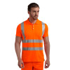 Remera Hombre Polo Reflectiva Diadora Naranja