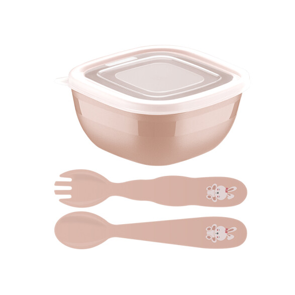 Juego cubieros infantil rosado 3 piezas "LE PETIT" -TRAMONTINA TR5182