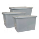 Set x3 Caja organizadora 80L GRIS