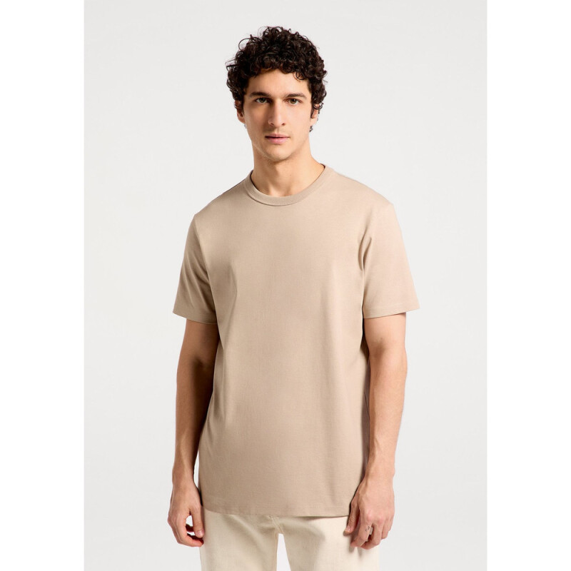 CAMISETA MM MASC MARROM MEDIO