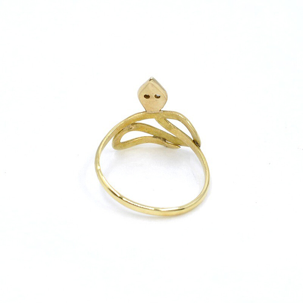 Anillo Vibora En Oro 18K Con Brillantes Anillo Vibora En Oro 18K Con Brillantes
