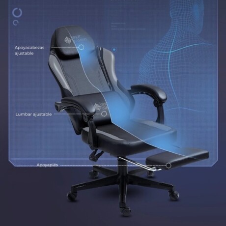 SILLA GAMER SHOT- WARLORD COLOR NEGRO 001