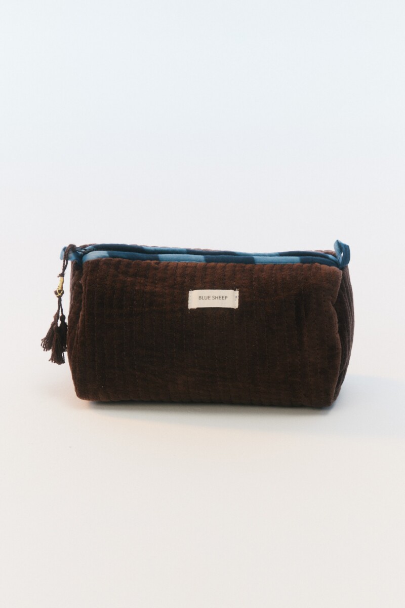 NECESSAIRE SHANTI MEDIANO Chocolate