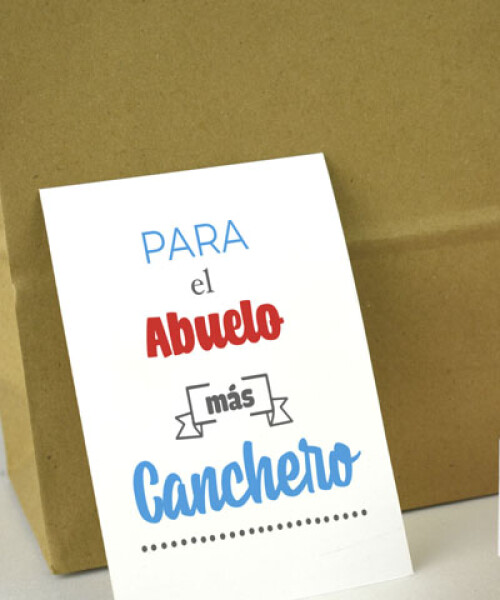 Tarjeta abuelos 10x15. DISEÑO 4