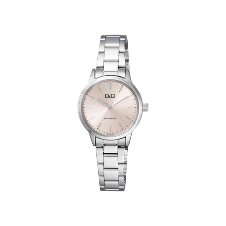 Reloj Q&Q Malla de Metal Dama Plateado