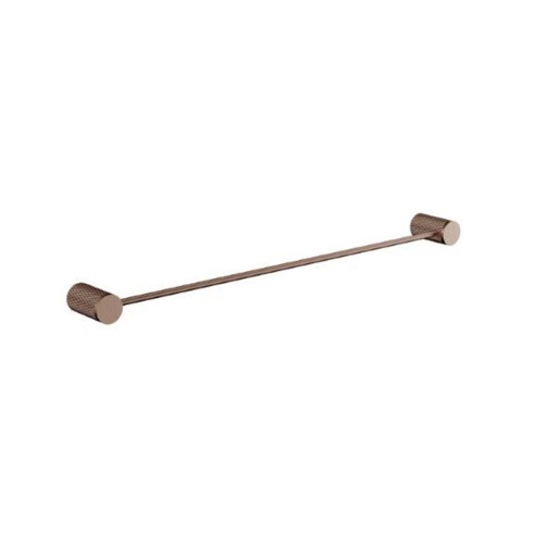 TOALLERO RECTO METAL SIGNATURE BRONCE CEPILLADO 60CM BRONCE-ROSE GOLD