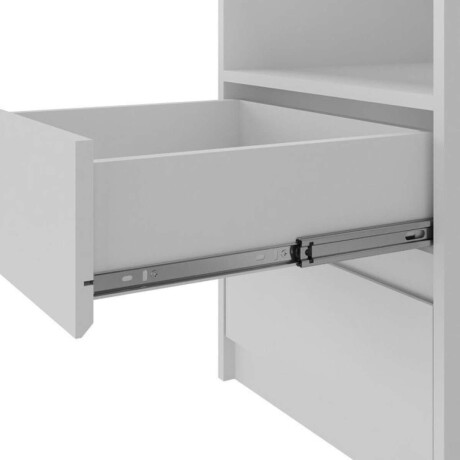 Mesa de Luz 2 Cajones SOUTH Plus Blanco