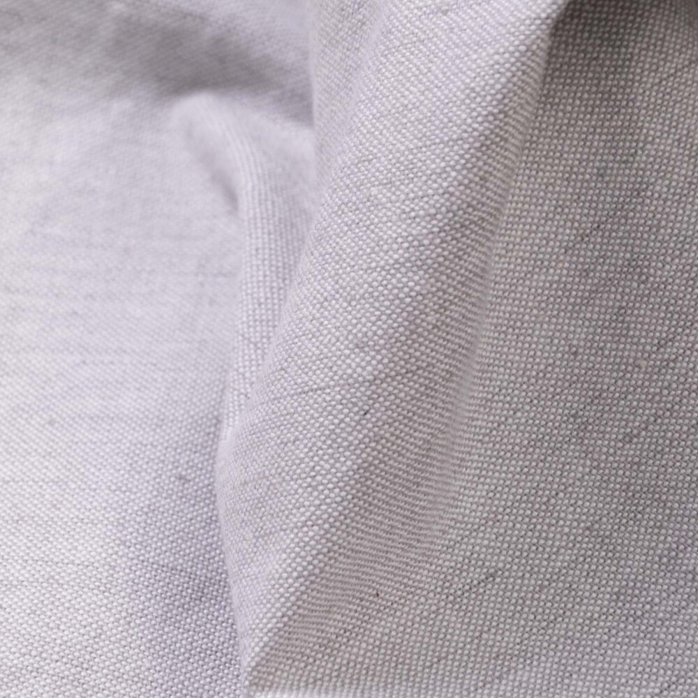 SET INDIVIDUALES X 2 ALGODON GRIS SCALLOP