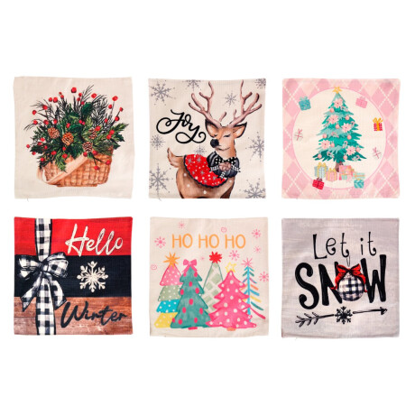 Funda navideña para almohadon Funda navideña para almohadon