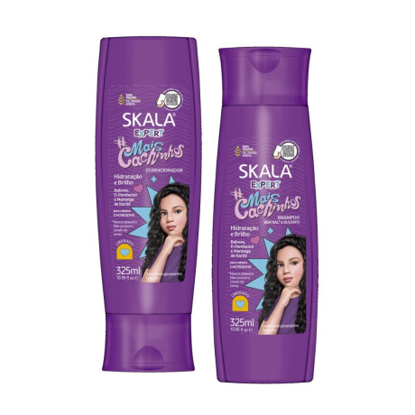Kit Skala Shampoo 325ml + Acondicionador 325ml Mais Cachiños Kids Kit Skala Shampoo 325ml + Acondicionador 325ml Mais Cachiños Kids