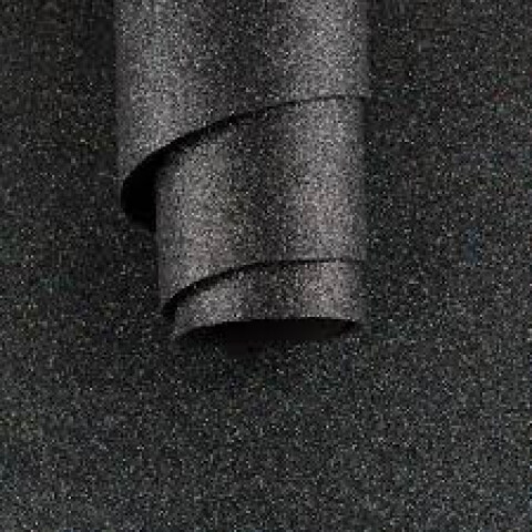 Goma Eva con Glitter 60x40 Negro