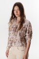 BLUSA HANNA ANIMAL BEIGE