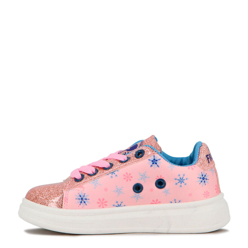 Championes Infantiles Disney Frozen Team Magic Rosado - Celeste