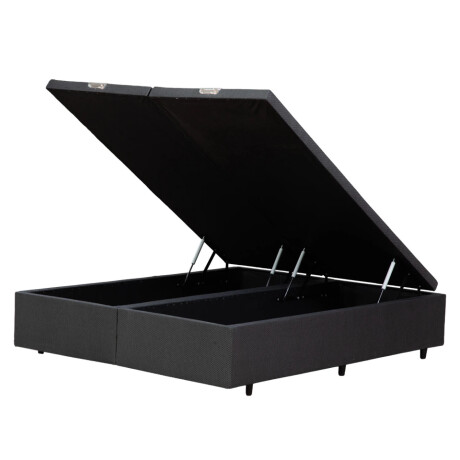 BOX KING SIZE BAÚL BASE DE SOMMIER CAMA Gris