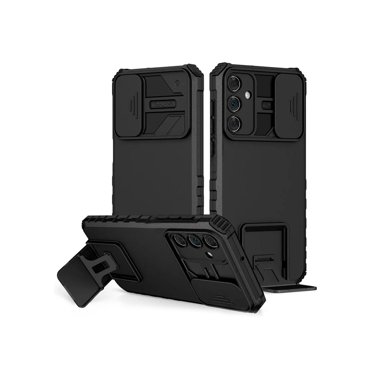 Protector para Samsung Galaxy A35 soporte cubre cámara negro 