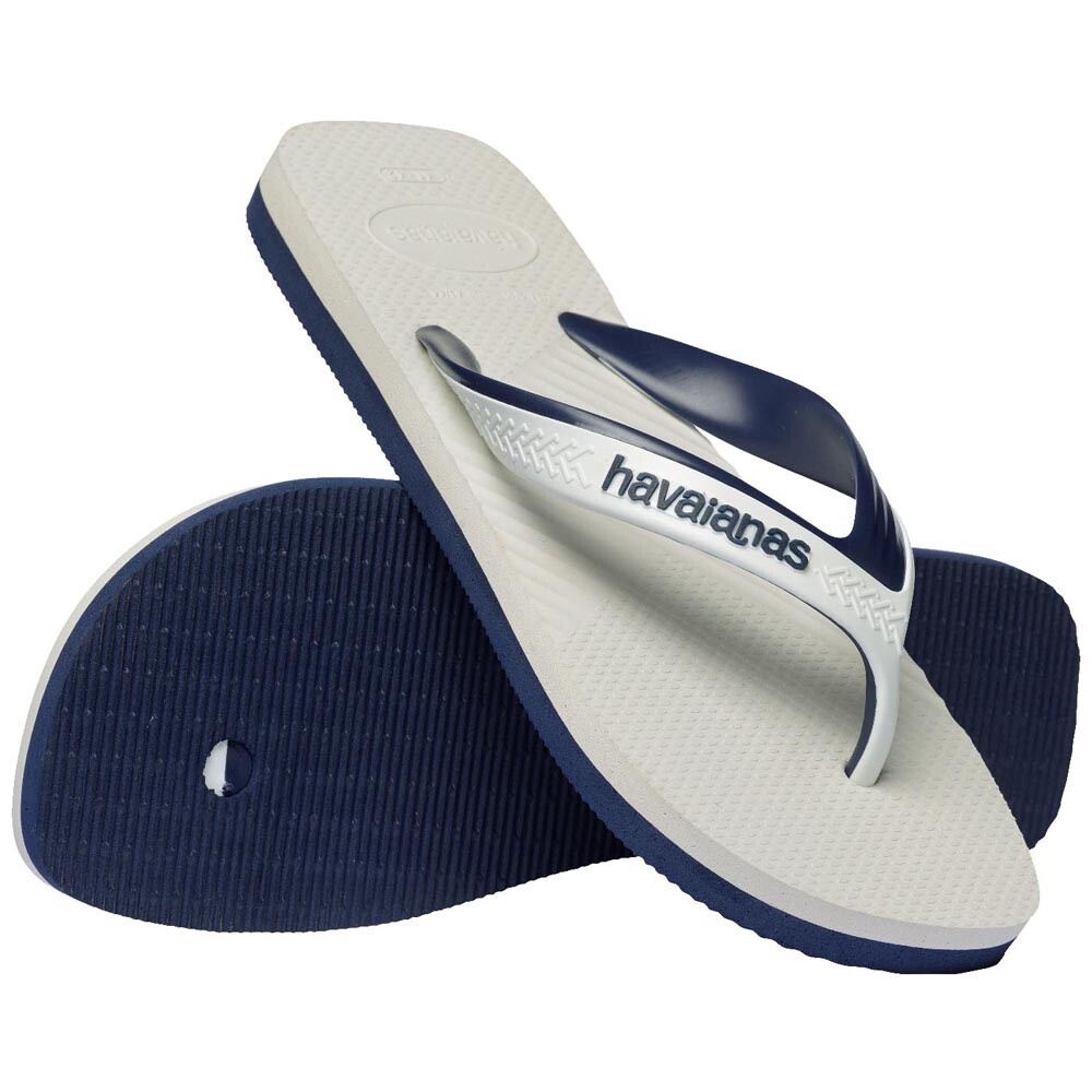Sandalias Havaianas Dual Hombre Marino Blanco Blanco