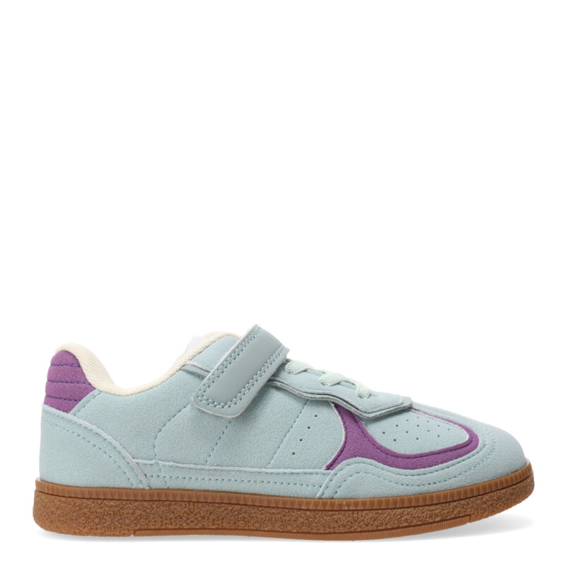 Championes de Mujer MINI Miss Carol MASTRO con velcro y cordones Azul Claro