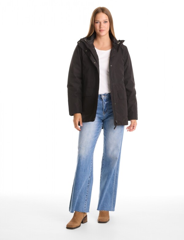 Campera Abrigo 3 En 1 NEGRO