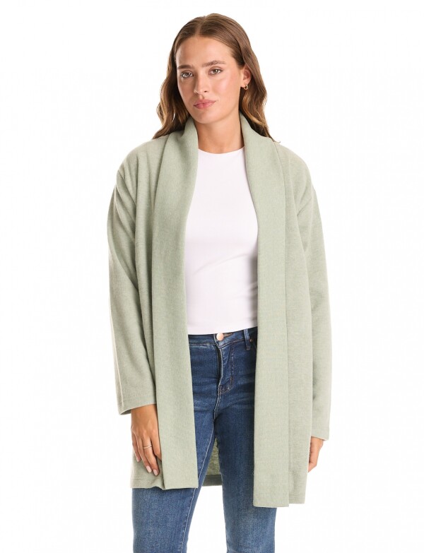 Cardigan Abierto Soft VERDE
