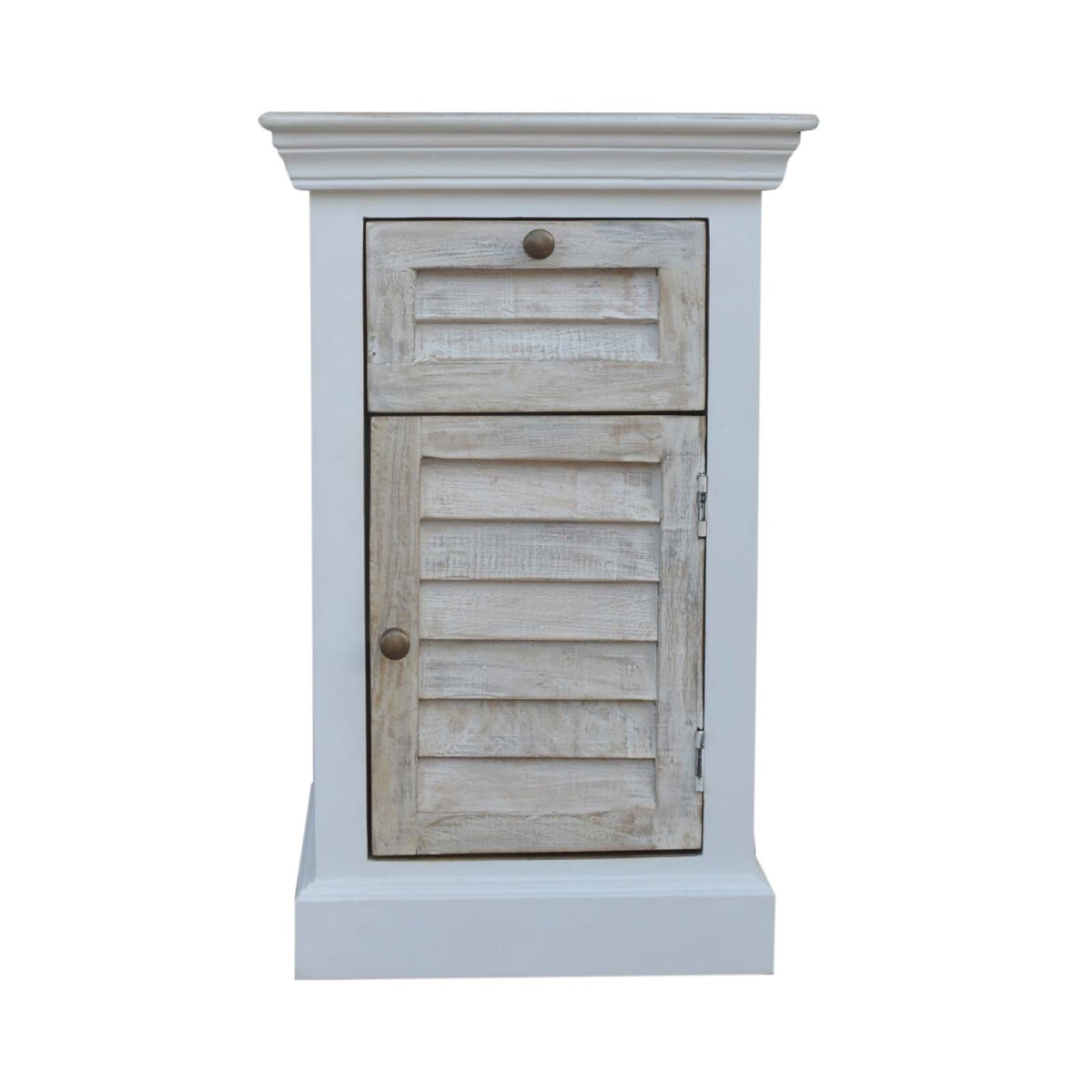 MESA DE LUZ - MADERA BLANCO EZIO 