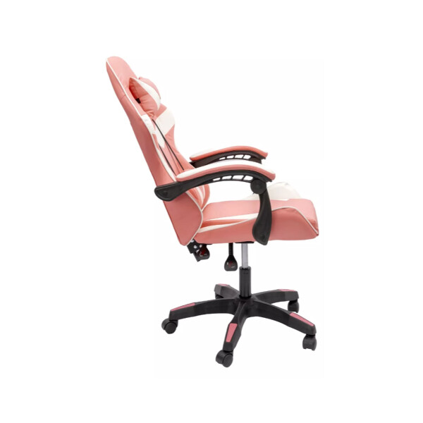 Silla Gamer De Escritorio Ergonomica Pc Gaming Tela Cuero Sintetico Imback Rosa Y Blanca Silla Gamer De Escritorio Ergonomica Pc Gaming Tela Cuero Sintetico Imback Rosa Y Blanca
