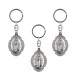 LLAVEROS DE METAL DE SANTOS X3 UNIDADES Gp119/virgen Milagrosa