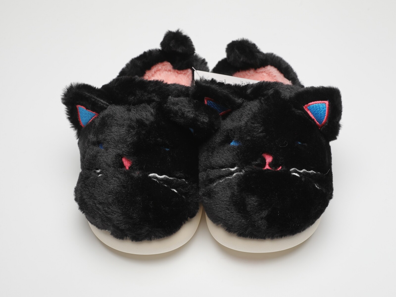 PANTUFLAS CÁLIDAS PARA MUJER (GATO LINDO/NEGRO/40-41) 