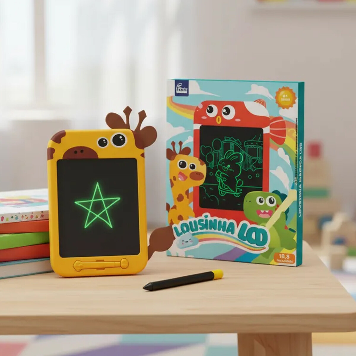 Tableta Mágica Led con Diseño Jirafa 30 x 20 cm 