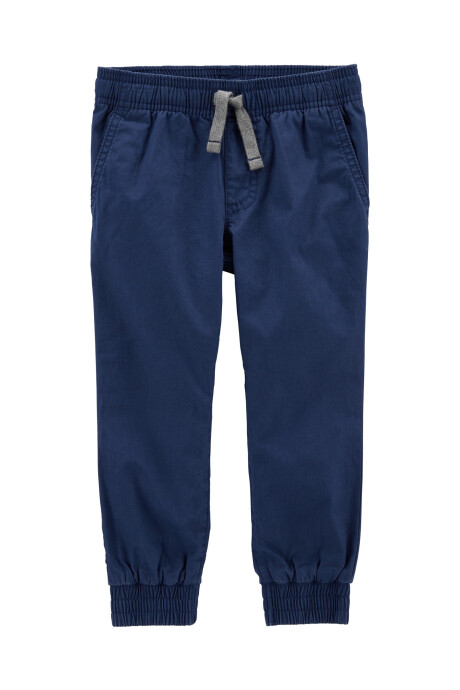 Pantalón de popelina forrado. Talles 12-24M Sin color
