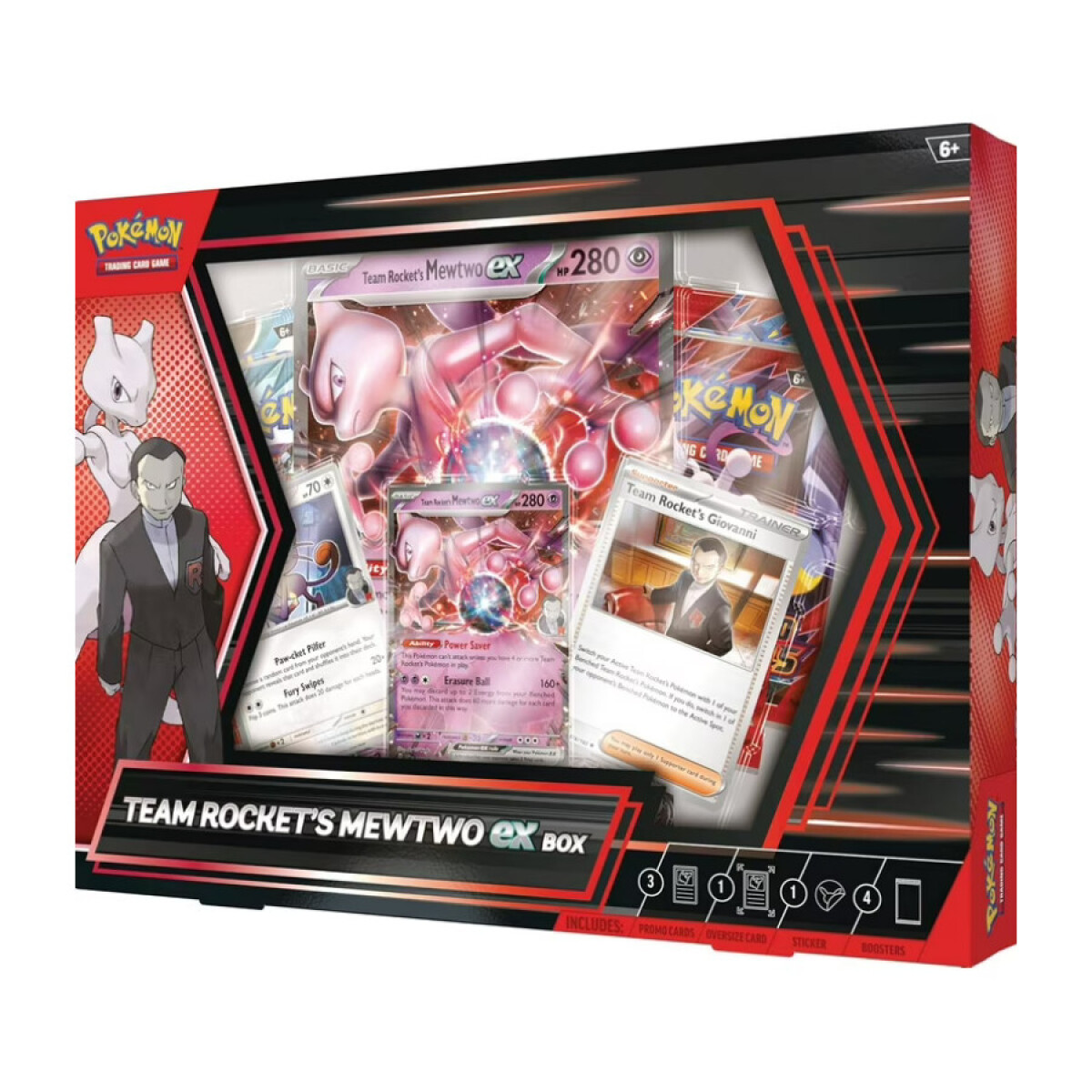 Pokémon TCG: Caja Mewtwo ex del equipo Rocket [Español] 
