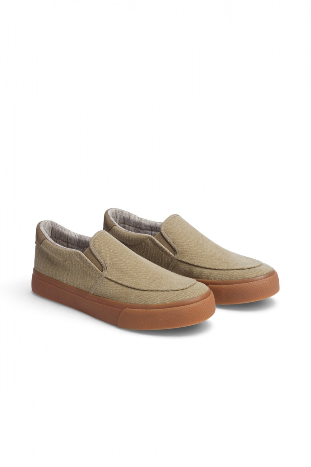 ZAPATO NAUTICO DE LONA Beige