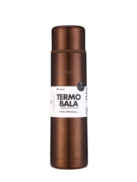 Termo Bala 750ML Metalizado Copper