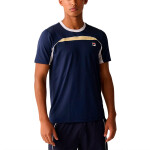 Fila Remera manga corta Backspin sleeve Hombre - Marino/Blanco Marino-Blanco