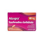 ALLEGRA 60 MG. CJ X 20 CÁPS. única