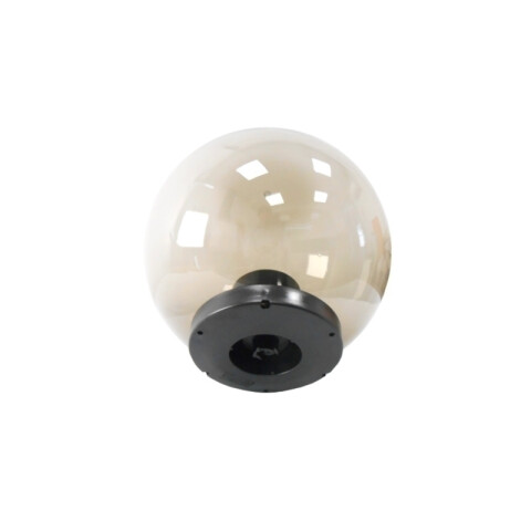 Luminaria globo de PMMA esfumado con base, Ø300mm ML0019