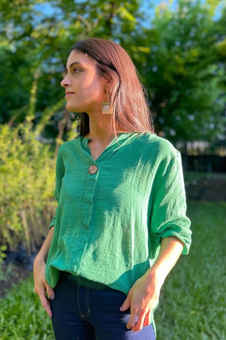 Camisa Edda Verde