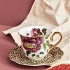 PORTMEIRION CREATURES OF CURIOSITY TAZA CAFE C/PLATO SET X2 BLANCO PORTMEIRION CREATURES OF CURIOSITY TAZA CAFE C/PLATO SET X2 BLANCO