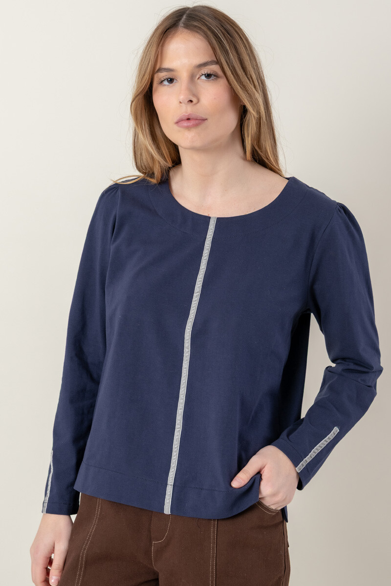 Remera soft Azul