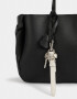 Shopper Carteras De Mano Con Charm - Negro