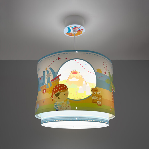Lámpara colgante infantil E27 PIRATE ISLAND DA0222