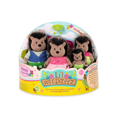 Familia de animales coleccionables Puercoespines Mcbristly