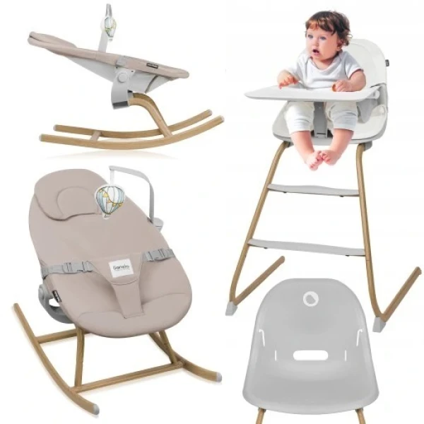 Silla de comer 4 en 1 LIONELO dalia set Silla de comer 4 en 1 LIONELO dalia set