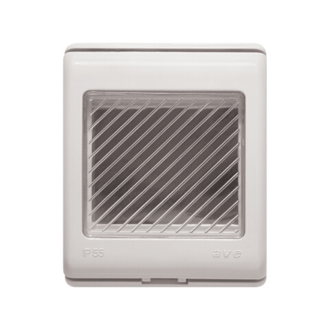 Caja exterior 2 módulos gris c/membrana - Ave C55632