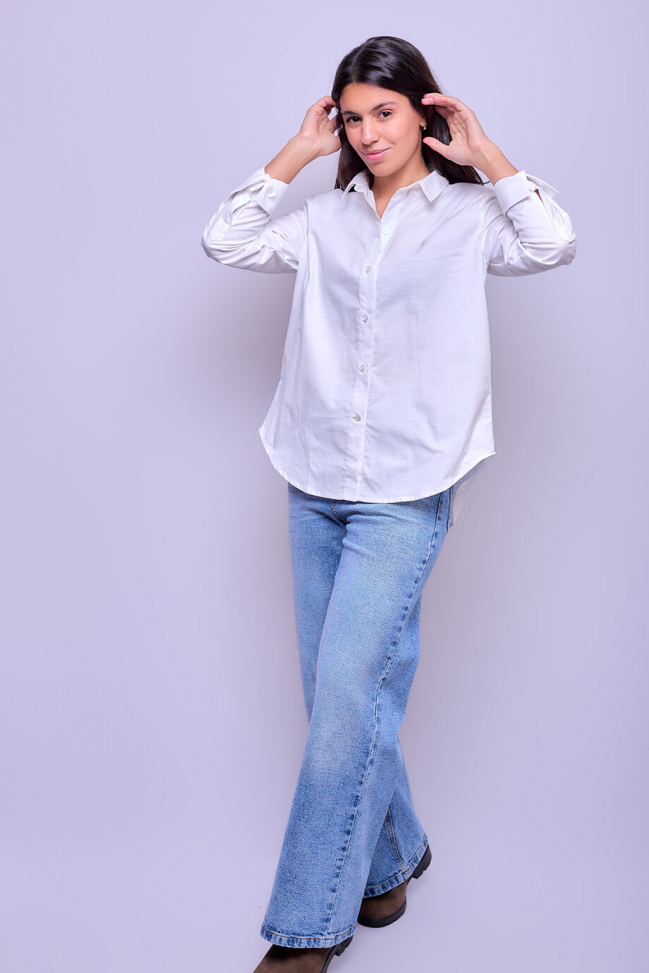Camisa Dama Emi Blanca